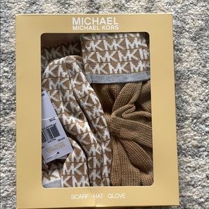 Micheal Kors Scarf, Hat & Gloves